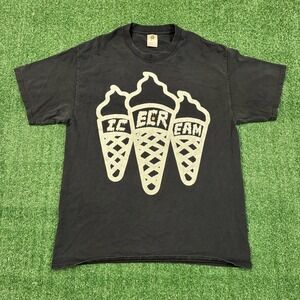 Ice Cream By Billionaire Boys Club Men's XL Black Ice Cream Graphic T-shirt